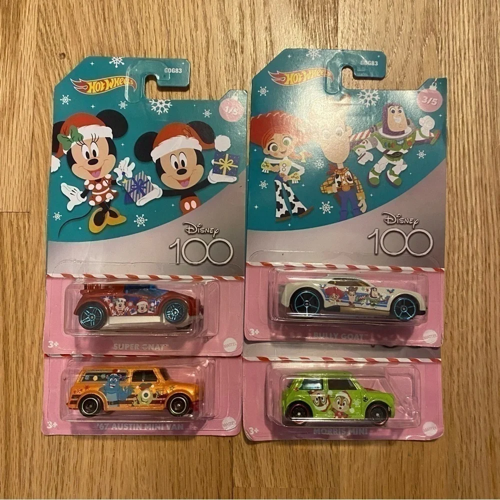Disney 100 Hot Wheels Bundle Christmas Toy Story Monsters Inc Car Chip Dale
